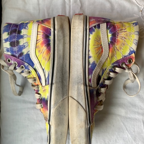 Tie Dye Skate HI’s Vans Men’s or Women’s Unisex - Picture 4 of 7